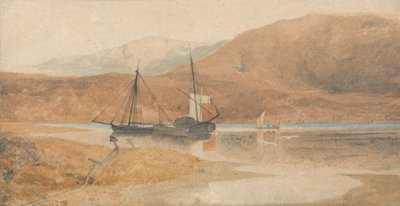 Barmouth Estuary with Cader Idris, North Wales by John Sell Cotman